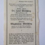 Wirsching Dr. Josef & Magdalene